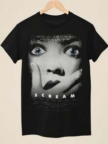 Scream - Movie Poster Inspired Unisex  T-Shirt - 黑色 - 查看 1