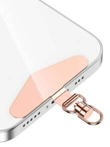 1 قطعة موصل سلسلة هاتف من الفولاذ المقاوم للصدأ، لا يحتاج إلى بطارية - مشبك معدني مرفق بلوحة مثبتة لسلسلة مضادة للفقدان، ملحق مشبك قابل للدوران 360 درجة لضمان تشغيل الهاتف، موصل سلسلة الهاتف متوافق مع الأندرويد والهواتف الذكية، هدية للأم والعائلة والأصدقاء والأطفال وأعياد الميلاد والمناسبات - متعدد الألوان - مشاهدة 7