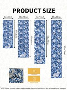 1 pieza Camino de mesa con estampado de Pascua, Camino de mesa con conejito de Pascua, Material de lino, Disponible en múltiples tamaños, Adecuado para comedor del hogar, decoración de cocina, decoración del hogar, fiestas al aire decoración de restaurantes, Apariencia de lino texturizado - Multicolor - Ver 8