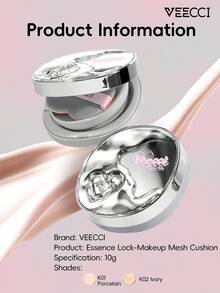 VEECCI 持久遮瑕、保湿、控油BB霜粉底液，适合混合性至干性肌肤，高遮瑕度网状定妆，持久持妆 - #K02 Ivory 10g - 查看 11