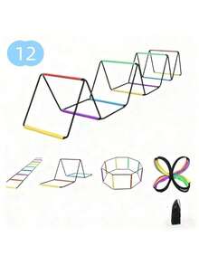 1pc Colorful Multi-Functional Agility Coordination Ladder, Suitable For Basketball, Football, Fitness Training, Non-Electric - Multicolor - View 15