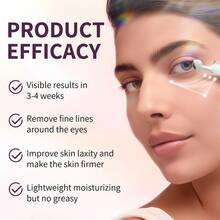 视黄醇和玻尿酸滚珠眼部凝胶 | 360° 舒缓按摩眼周肌肤 | 针对细纹和肌肤松弛 | 轻盈不油腻质地 - Retinol - 查看 4