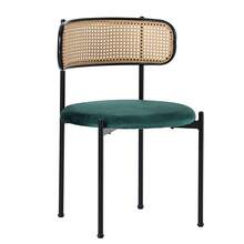 Dining Chairs - Green + Velvet-1 - View 7