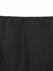 DEEKA Summer New Arrival Women's Fashion Sexy Asymmetric Lace Skirt, European And American Style - Black - View 11