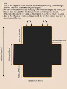 防水汽车后备箱垫，宠物汽车座椅 - 黑色 - 查看 12
