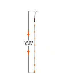 Manual Pole Saw, 4.6-9.8 Ft Extendable Tree Pruner, Sharp Steel Blade For High Branches Trimming, Manual Branch Trimmer With Lightweight Aluminum Alloy Handle, For Pruning Palms And Shrubs - Bạc - Xem 10