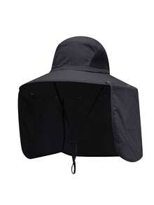 1pc Summer Bucket Hat, Outdoor Sun Protection Hat, Men's And Women's Quick Drying Sun Protection Hat, Mountain Climbing Fishing Hat, Unisex, Multiple Colors To Choose From, Casual Multifunctional Sports Style Bucket Hat, Men's Outdoor Fishing Sun Protection Hat - Multicolor - View 6
