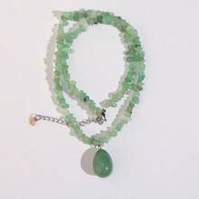 Bohemian Crystal Necklace | 1 Pc Asymmetrical Natural Stone & Pendant, Unique Women's Holiday Gift - Bohemian Necklace - View 16