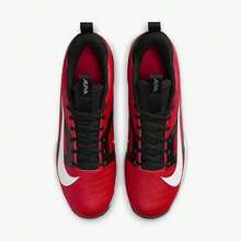 Nike Alpha Menace 4 Shark FN0028-600 Mens Red White Black Football Cleats NIN882 - Red - View 5