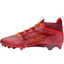 Nike Alpha Menace 4 Elite NRG FQ4046-600 Mens Red Black Football Cleats GBNC1518 - 紅色 - 查看 3