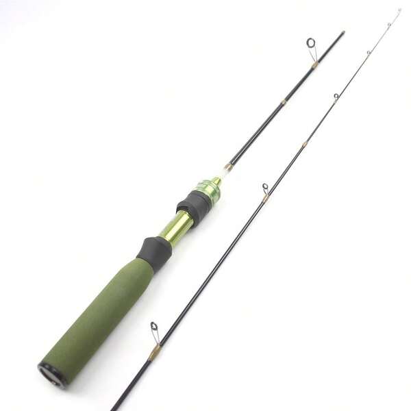 Caña de pescar telescópica de 1,4 m SEACHASER para señuelos micro, mango de EVA verde, diseño de 4 secciones, Body ligero, portátil, punta sensible, agarre cómodo, práctica para pesca de agua dulce
