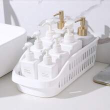 3pcs SUNFICON Kitchen Cabinet Storage Box Set - White Plastic Drawer Style Storage Boxes For Snacks, Utensils Etc. - Space Saving Design For Home And Bathroom - Includes Small, Medium And Large Sizes, Bathroom Storage | Simple White Storage Boxes | Durable Plastic Boxes, Kitchen Storage - Multicolor - View 3