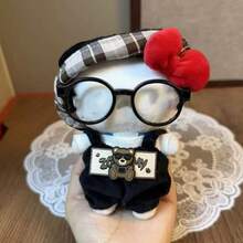 一套新款时尚可爱娃娃服装，适合10厘米高的猫咪毛绒娃娃，娃娃衣服，生日/圣诞节/新年礼物（注意：仅出售衣服，不含娃娃、眼镜、鞋子） - 彩色 - 查看 6