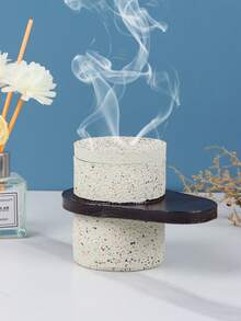1件/1套火山岩紋理樹脂香薰爐,侘寂風居家室內香薰爐,適用於餐桌、婚禮、生日、客廳、玄關、茶室、桌面裝飾 - 多款式 - 查看 15