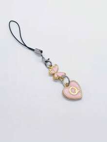 1个A-Z字母和优雅蝴蝶造型手机挂饰 - 耐用合金材质，适合作为礼物送给朋友、女朋友，生日礼物，手机挂饰，女友礼物，优雅配饰 - 彩色 - 查看 21