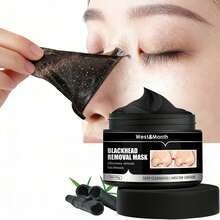 west month Cleaning Blackhead Removal  Mask- Peel Off Tear Type Blackhead Removing Activated Carbon Cleaning, Dirts, Pores  Facial Mask For Women And Men - Black - View 10
