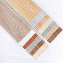 10 miếng dán sàn tự dính 40x15cm, giấy dán tường có thể tháo rời, gạch lát sàn vân gỗ PVC dày, thích hợp cho phòng ngủ, phòng khách, nhà bếp, văn phòng, dễ dàng lắp đặt không cần keo. - 40x15cm - Xem 2