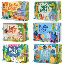 1 Pc Children's Early Education Enlightenment Sticker Book, Knowledge Cognition Montessori Baby Sticker Book Toy - Quiet Book - View 2