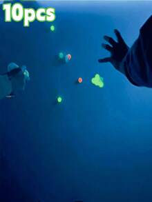 1/2/4/6pcs Glow In The Dark Ceiling Balls, Luminous Balls, Sticky Wall Balls, Bulk Sticky Glow Balls - Multicolor - View 14