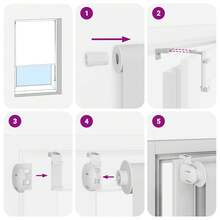 vidaXL Duschrollo 110x240 cm, Stoffbreite 106 cm - Einheitsgröße - Übersicht 6