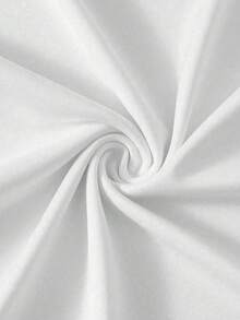 小龙虾图案，夏季，海滩，休闲圆领短袖T恤 白色 - 白色 - 查看 3