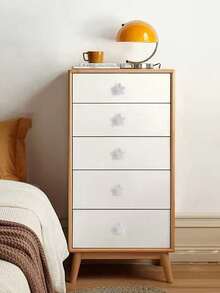 1pc Ceramic 5-Pointed Star Children's Bedroom Drawer Pull Handle, Cute Furniture Cabinet/Wardrobe Door Knob, Star Children's Bedroom Cabinet Drawer Pull Handle, 5-Pointed Star Ceramic Drawer Pull - Multicolor - View 2