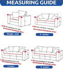 1pc Classic Elastic Fitted Sofa Slipcovers With T-Cushion Design - Machine Washable Polyester Throw Cover With Antibacterial And Soft Features For Armchair, Loveseat, 3-Seater, And 4-Seater Sofas - Brown - View 2