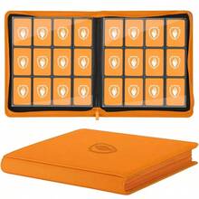 Premium Zip Card Binder 12 Pocket, 480 Pockets Trading Card Binder, PU Zipper Card Collection Album, Sturdy Side-Loading Card Book Holder For Game & Sports Cards - Multicolor - View 10