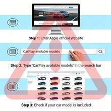 Mini Wireless CarPlay Adapter, A 2-In-1 CarPlay And Android Auto Car Wireless Adapter, Wired To Wireless, Stable Connection, Supports Android 11+ And IOS 10+ CarPlay. - 黑色 - 查看 8