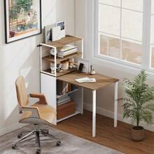 Home Office Desks - White - View 3