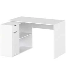 Home Office Desks - White - View 10