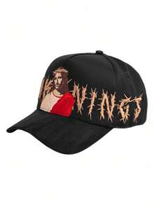 Gorra Curva Ajustable Dandy Hats X Rude Awakening Jesucristo en caja - negro - Ver 3