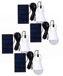 2/4-Piece Indoor/Outdoor Solar Light For Home And Farmhouse Use, Waterproof Outdoor Camping Light, Rechargeable LED Solar Light For Use In Sheds, Emergency Power Outages, And Outdoor Applications. - White Light - View 9