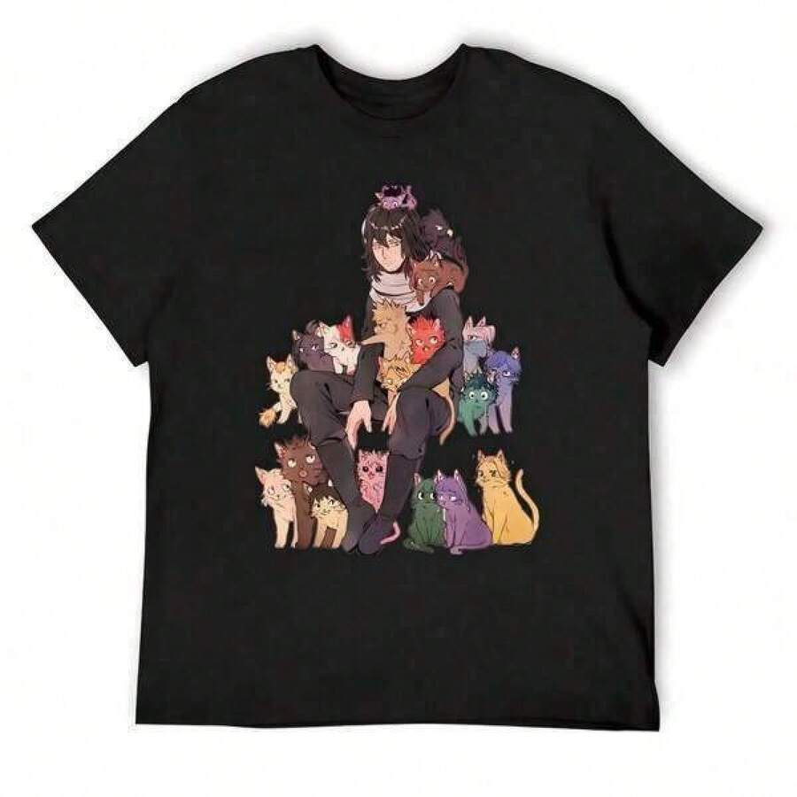 Men Outdoor Tees & Tanks - Black - View 1