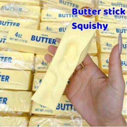 1/3pcs Butter Bar Squeeze Toy, Slow Rebound Squeeze To Relieve Stress And Improve Focus, Suitable For Birthday Gift, Party Favor, Best Gift, Holiday Gift, Stocking Stuffer, Party Game