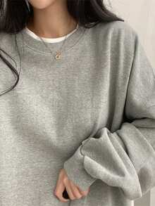 MOGAMY Women Sweatshirts - Gris - Ver 4
