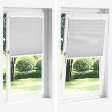 vidaXL Plissee Bordeauxrot 85x200 Cm Stoffbreite 84,4 Cm Polyester - one-size - View 8