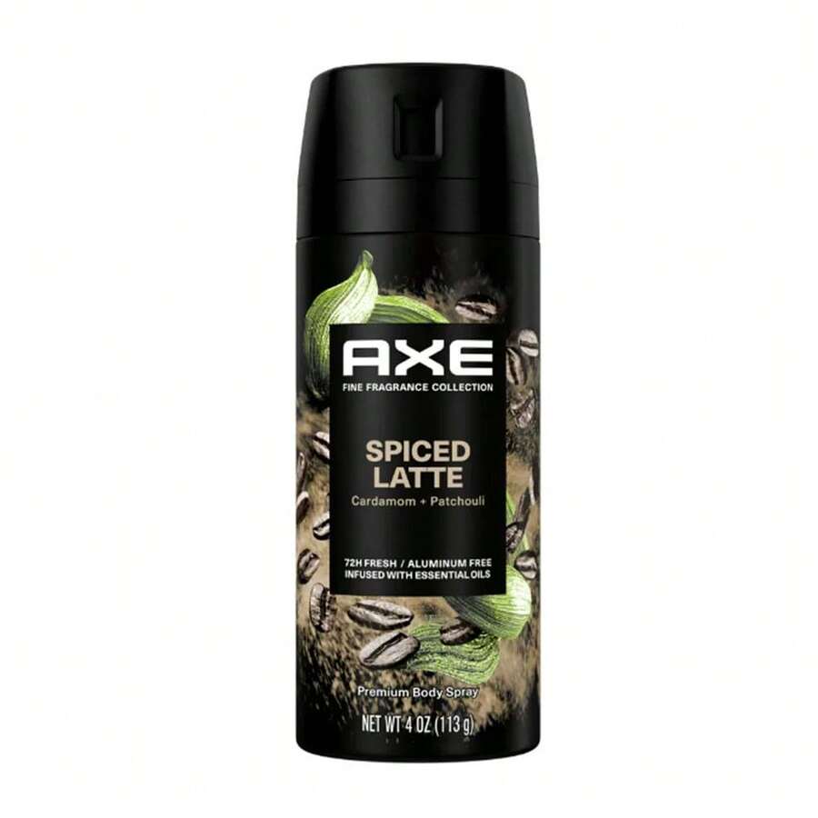 Axe Spiced Latte Cardamom + Patchouli Premium Body Spray 4oz / 113g - 小荳蔻 + 廣藿香 - 查看 1