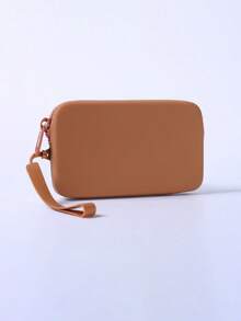 大容量防水硅胶化妆包，旅行必备，沙滩包，适合旅行和美容旅游，大容量收纳包，带挂带和提手化妆包 - 彩色 - 查看 16