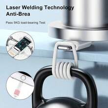 1根3.3英尺/6.6英尺高效数据传输和快速充电线，兼容 14系列、14 Pro Max/14 Pro/14 Plus/14/13/12/11系列 - 白色 - 查看 5