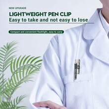 迷你便携式电池供电笔形手电筒，铝合金材质，可使用1节或2节AAA电池供电 - 小手電筒 - 查看 5