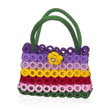 20PCS Crochet Loop Bag - O-Shaped Loop Handmade Weaving Accessories Bag - Shaping Plastic Ring - Crochet Loop Yarn - DIY Tools And Materials Pack - Circle - View 8