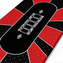 Texas Poker Mat, Poker Carpet, Premium Luxury Portable Poker Table Cover, Waterproof Poker Cloth - High-Temperature Heat Printing Poker Carpet, Noise Reduction, Anti-Slip, Anti-Fouling, Christmas Gift, Can Also Be Used As A Unique Mouse Pad - Multicolor - View 7