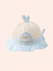 1顶婴儿遮阳帽，可调节窄檐渔夫帽，适合婴幼儿，春秋季 - 彩色 - 查看 8