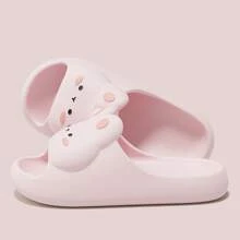 2026 New Summer EVA Slippers, Cute Rabbit Design For Women - Pink - View 5