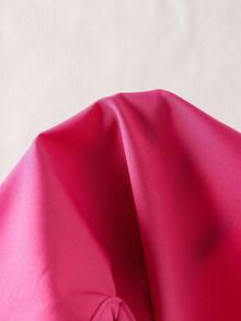 2pcs Baby Girls Cute Pleated Bow Sleeveless Top And Long Pants Set, Summer - Hot Pink - View 9