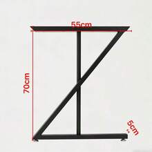 Metal Leg Bracket, Iron Artistic Desk Legs, Dresser Vanity Table Legs, Dining Table Legs, Bar Table Legs - A - View 6