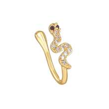 Joyería de nariz nueva de , estilo europeo, clip de nariz popular sin perforación, joyería de nariz de moda con incrustaciones de cobre y zirconia al por mayor - EGJ0091 Blanco K - Ver 10
