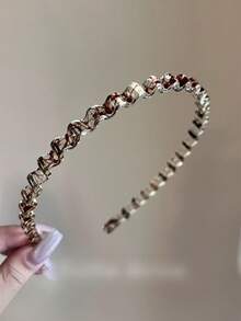 四件套简约纹理波浪发箍，女士高顶洗脸发箍，多功能发饰，气质发箍 - 彩色 - 查看 7