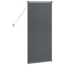 vidaXL Jalousien Aus Aluminium, Dunkelgrau, 130 X 55 Cm - Tagli Unica - Visualizzare 7
